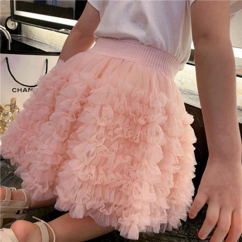 Net shop frill skirt